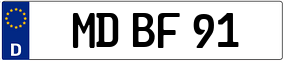 Truck License Plate